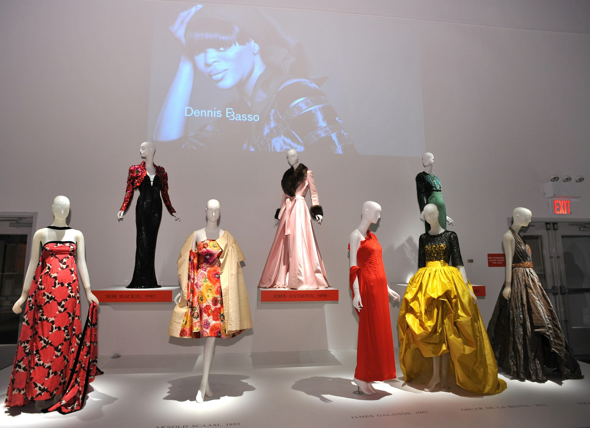  Internal view of the "Impact: Fifty Years of CFDA" Exhibition Press Preview at The Museum at The Fashion Institute of Technology