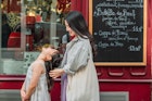 Young Asian woman embracing her little girl on the street. Bonding between mother and daughter. Family lifestyle. Love and care concept.
1815725593