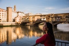 Asian tourist near Ponte Vecchio on the river Arno, Florence, Tuscany, Italy
2027598595