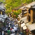 Tourists fill a street lined with traditional wooden houses near Kiyomizu-dera, one of Kyoto's most popular shrines.
520342558
crowd:CB1, tourist:CB3, travel:CB2, urban scene:CB2, house:CB2, motion blur:CB2, street:CB2, city:CB2, street scene:CB2, Kyoto:CB2