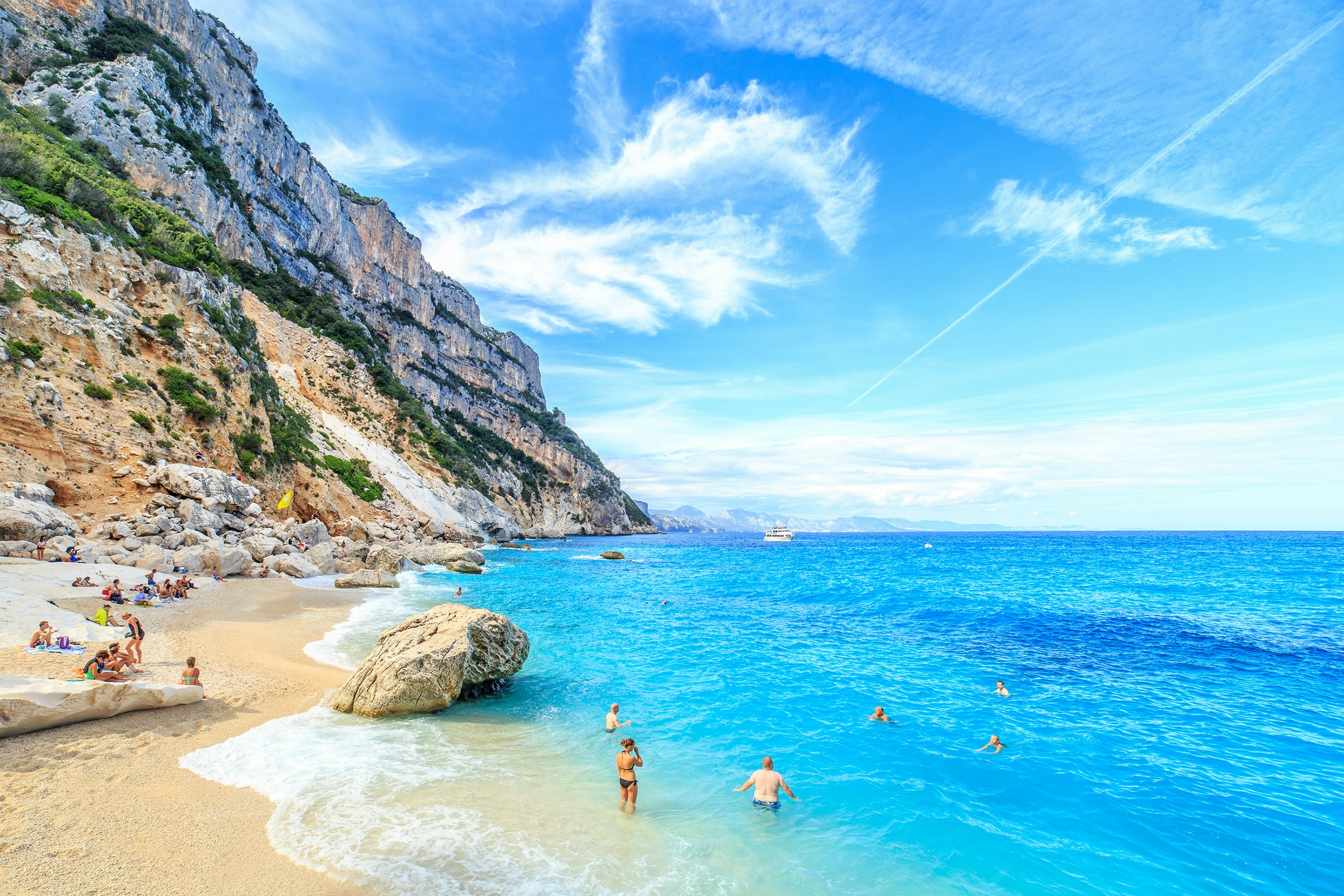 A view of Cala Goloritzé beach, Sardegna, Italy.