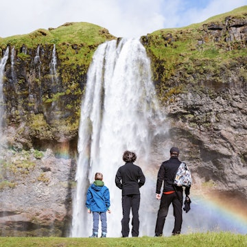 Family in front of Seljalandsfoss waterfall in summer, Iceland
872799144
Getty, RFC, Adventure, Cliff, Coat, Hiking, Hoodie, Nature, Outdoors, Person, Photography, Scenery, Sky, Water, Waterfall