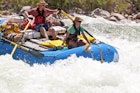 Couple maneuvering a raft at Lava Falls Rapids on the Colorado River.
175431640
Oar, Arizona, Grand Canyon, Rafting, National Park, Sports Helmet, Colorado River, Helmet, Headwear, Nautical Vessel, Inflatable Raft, Motion, Concentration, Rapid, Canyon, Grand Canyon National Park, Adventure, Rafter, River, Water, Danger, North America, Two People, Extreme Sports, Cold Drink, Lava Falls, Sport, Drinking Water, People, Life Jacket, Photography, Travel Destinations, Horizontal, Rapids - River