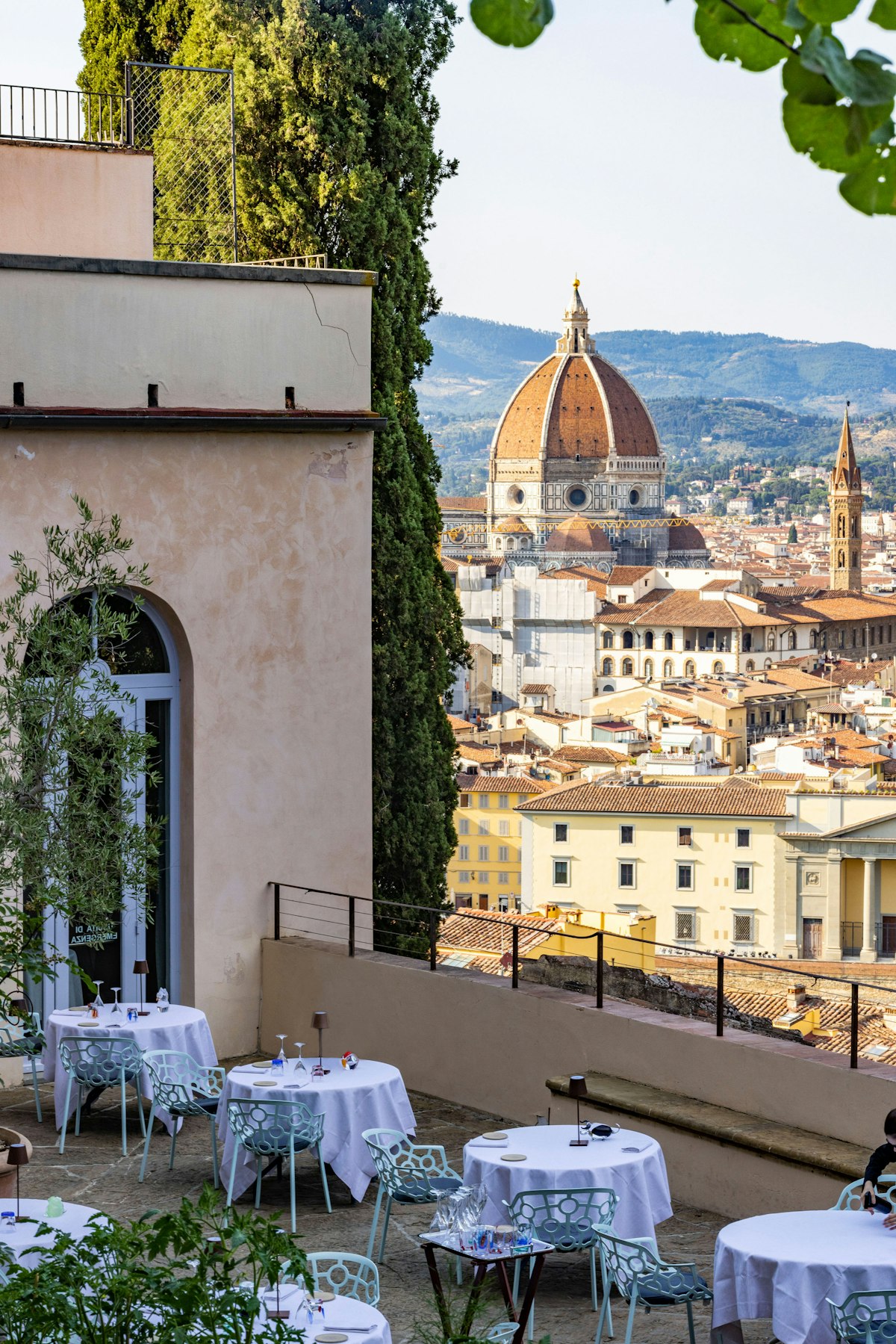 La Leggenda dei Frati Innovative takes on classic Italian cuisine in an elegant dining room & on a patio with city views.