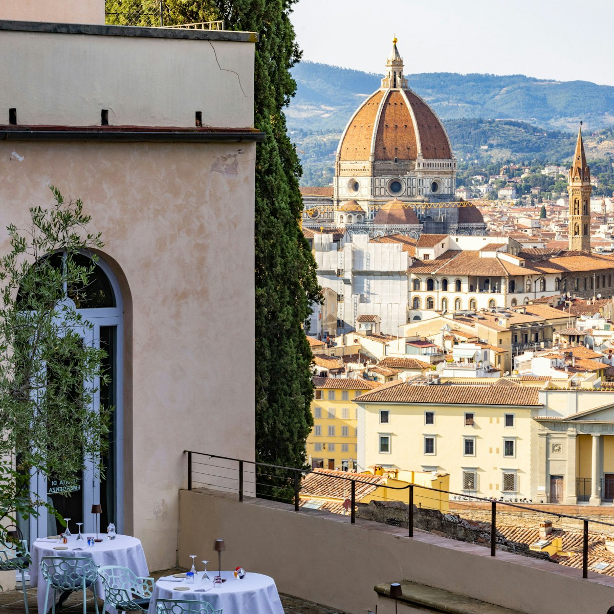 La Leggenda dei Frati Innovative takes on classic Italian cuisine in an elegant dining room & on a patio with city views.