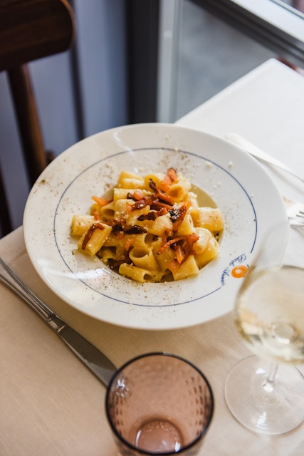 Piccolo Arancio, Typical Roman dishes with modern twists in a long-established, rustic-chic trattoria.