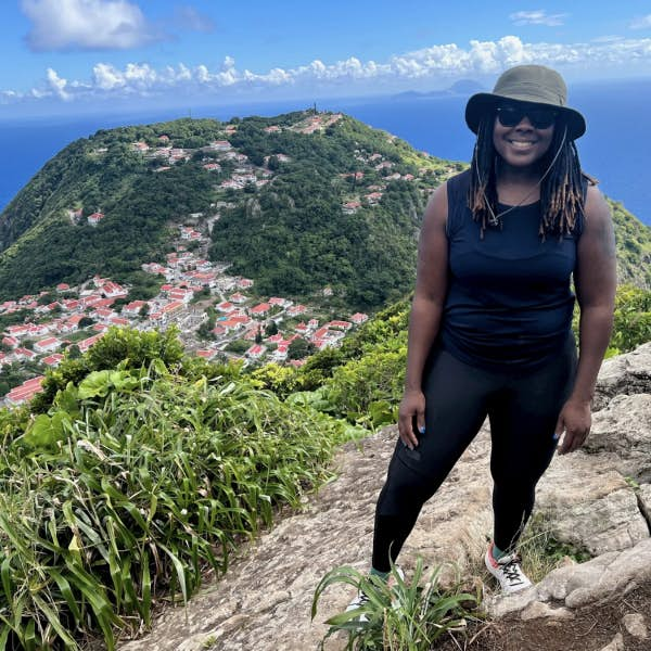 Alicia Johnson in Saba