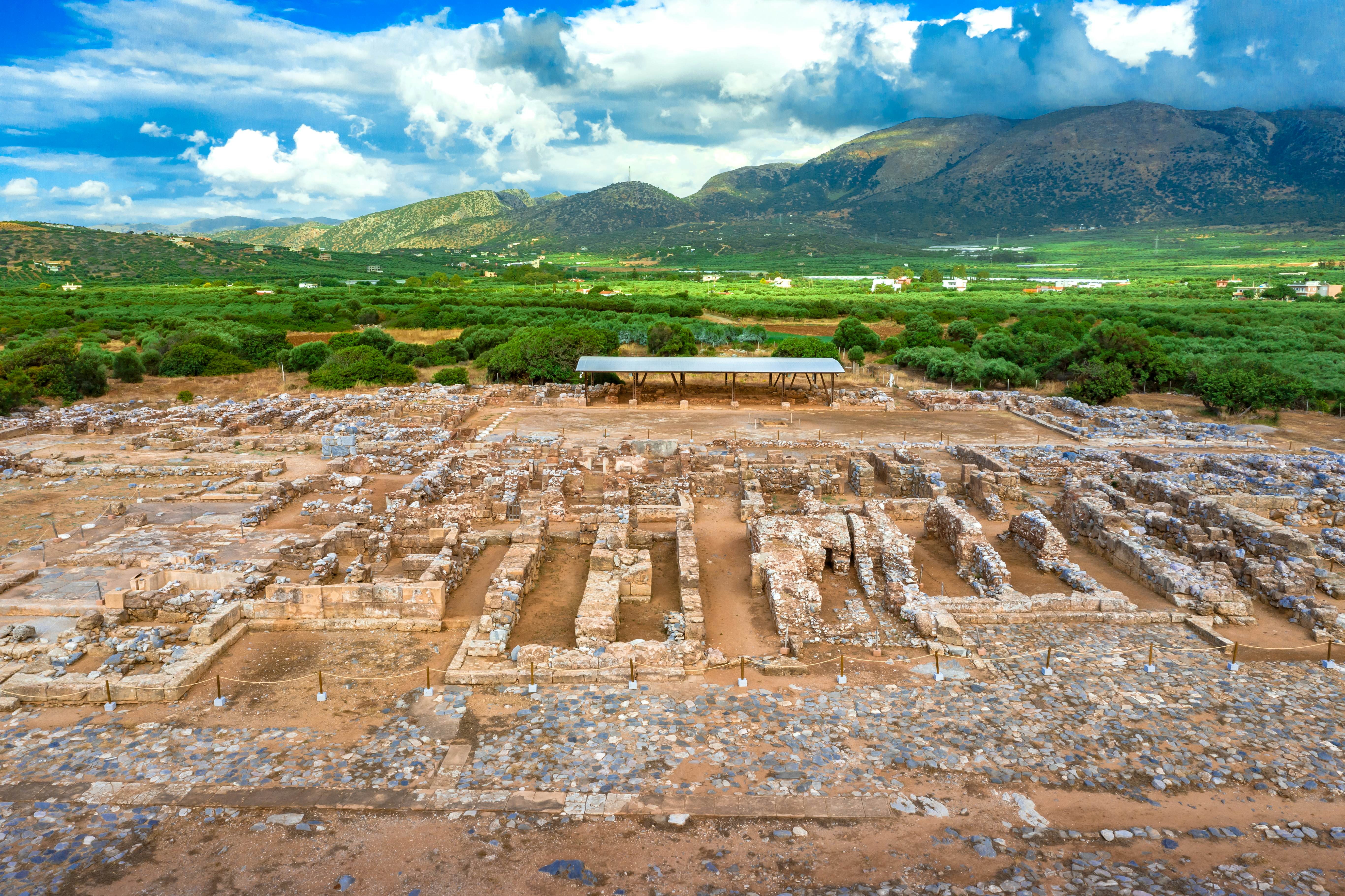 Aerial view of the ruins of the Minoan palace in Malia, Crete, Greece
1253264969
aerial, historical, malia crete, excavation, stone, building, tour, wall, landscape, archeology, greek, mediterranean, antiquity, sight, touristic, destination, famous, cretan, archaeological, site, hellenic, ruin, historic, heritage