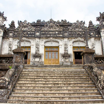 Hue, Vietnam - March 16, 2021: Hue, Vietnam - March 16, 2021: Facade View Of Tomb Of Emperor Khai Dinh. Tomb Of Emperor Khai Dinh Is A Part Of The Complex Of Hue Monuments.
1444450041
king