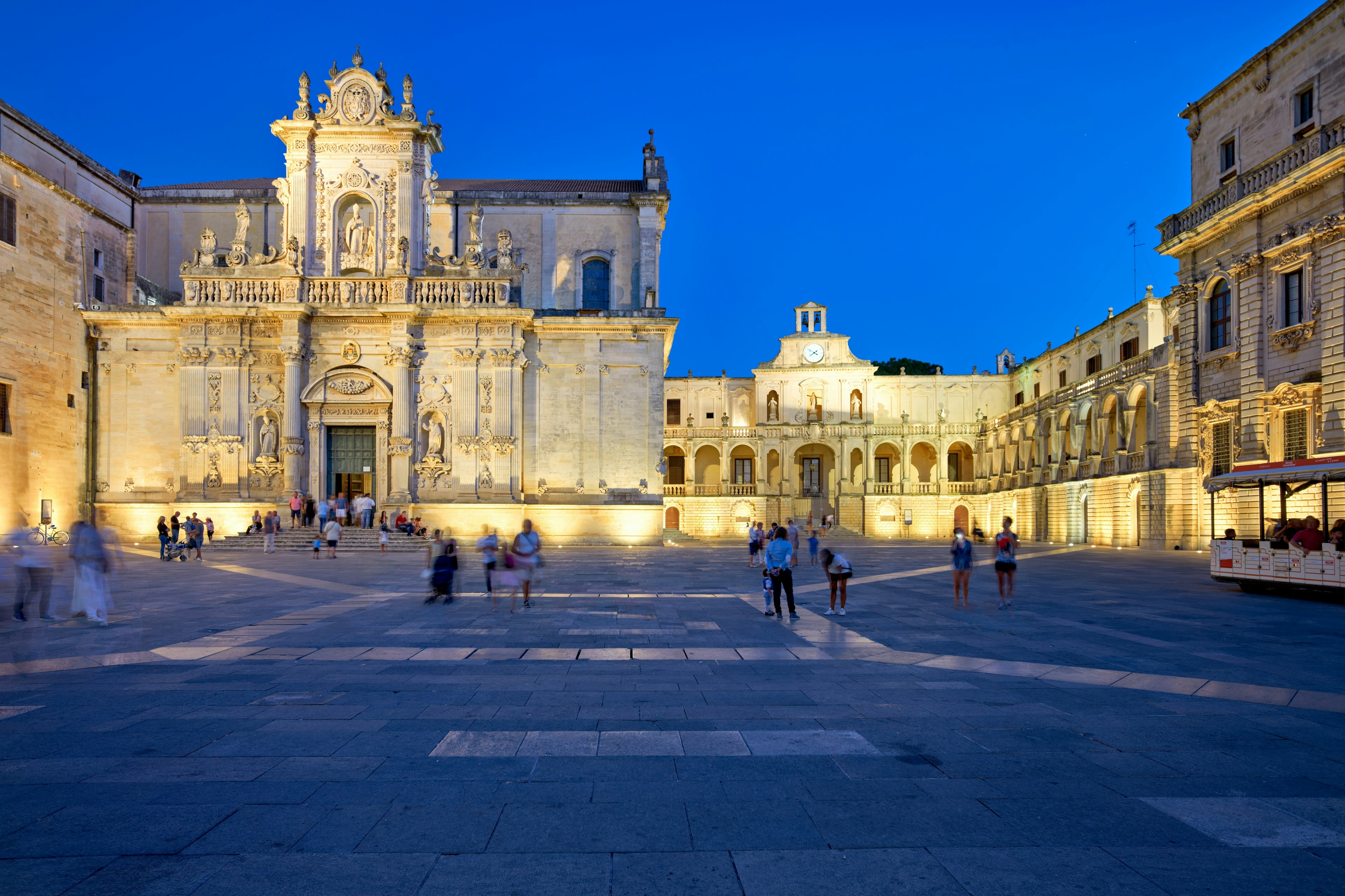 The Cathedral Maria Santissima Assunta and Saint Orontius, Lecce, Salerno, Puglia, Italy