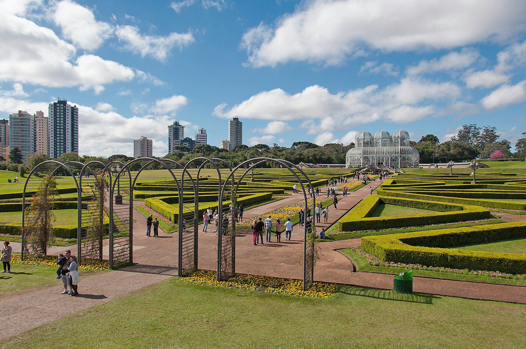 The Jardim Botânico, Green Gardens, of Curitiba. Shutterstock