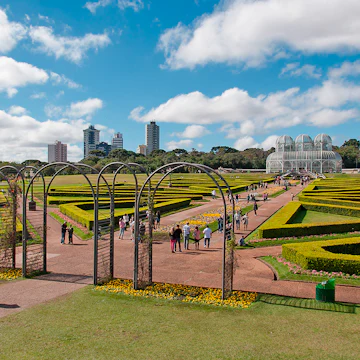The Jardim Botânico, Green Gardens, of Curitiba. Shutterstock