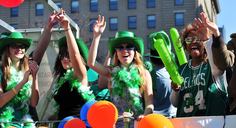 MONTREAL, CANADA - MARCH 18: Cheerful participants at the St. Patrick's Day Parade on March 18, 2012 in Montreal, Canada.; Shutterstock ID 97915985; GL: 65050; netsuite: Online editorial; full: St Patrick's day around the world; name: Claire Naylor
97915985
