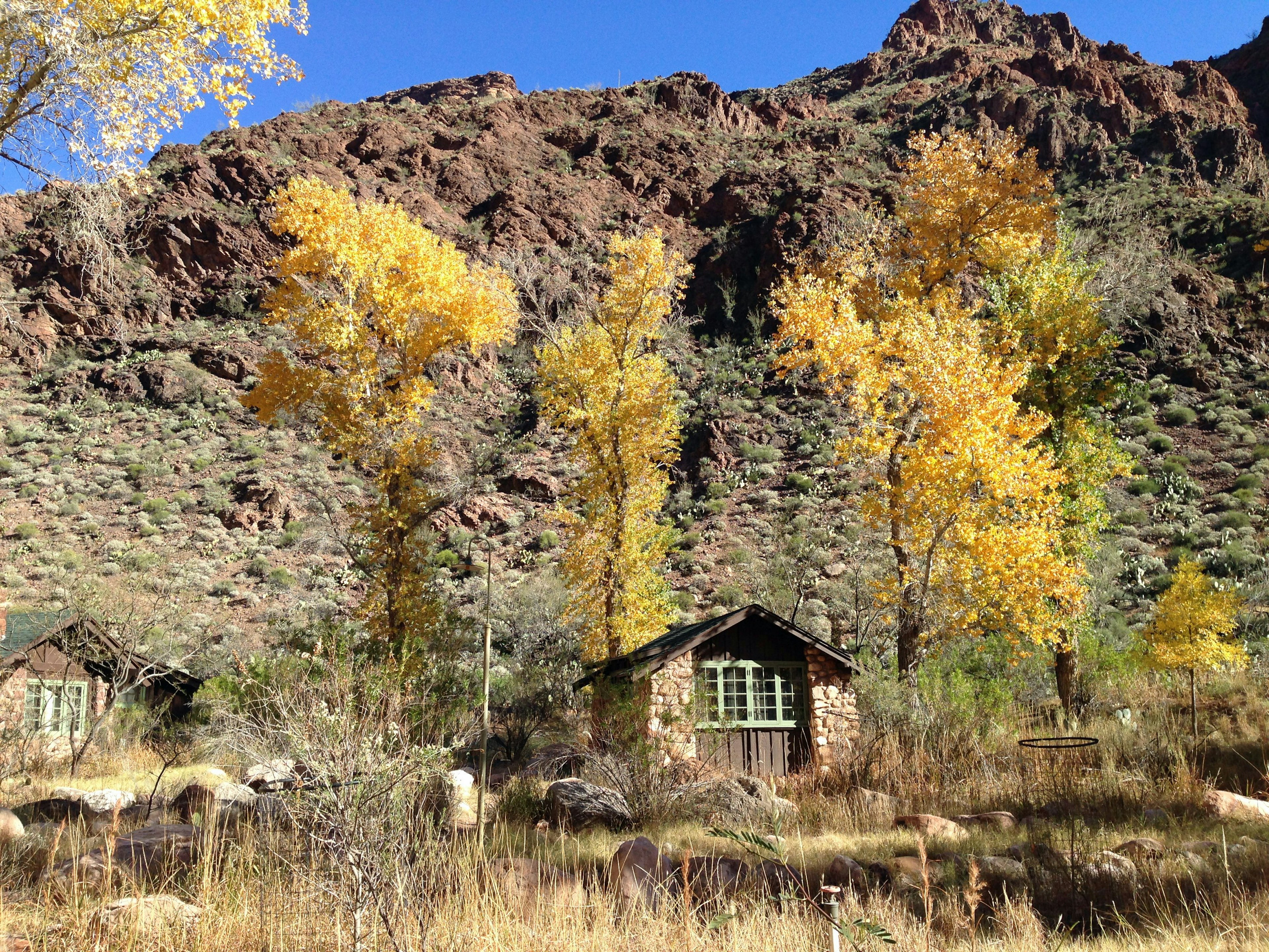 Cabins at Phantom Ranch, Grand Canyon National Park, Arizona, USA