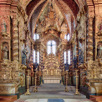 Decorated interior of church museum of Saint Francis (Igreja de Sao Francisco) in Porto, Portugal.
architecture, art, baroque, belief, catholic, church, construction, convent, decoration, destination, district, europe, famous, former, francis, franciscan, francisco, gothic, heritage, historic, historical, igreja, interior, landmark, leading, lines, monument, old, ornamental, orthodox, pattern, porto, portugal, portuguese, religion, ribeira, rich, romantic, saint, sao, site, symmetrical, symmetry, tourism, traditional, travel, urban, view, vintage, wealth, wealthy, world