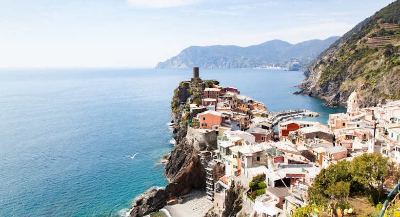 aerial view of Vernazza, Cinque Terre, Italy
1127950874
beauty, beach, summer, vacations, blue, architecture, sky, travel, sea, house, tourism, outdoors, europe, town, coastline, scenics - nature, seascape, idyllic, harbor, national landmark, village, panoramic, famous place, building exterior, cliff, nature, water, landscape - scenery, italy, liguria, manarola, french riviera, vernazza, riomaggiore, ligurian, cinque, terre