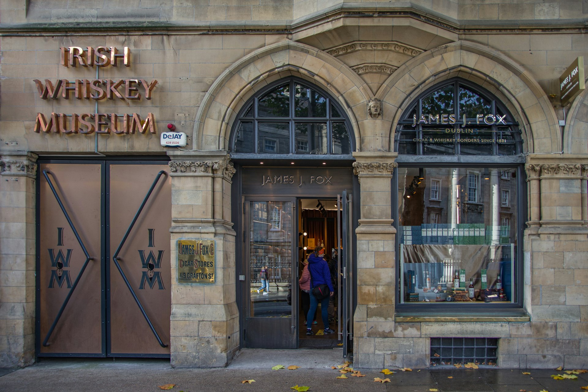 Entrance to the Irish Whiskey Museum, Dublin