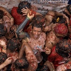 BUNOL, SPAIN - AUGUST 30: Revelers celebrate and throw tomatoes at each other as they participate in the annual Tomatina festival on August 30, 2023 in Bunol, Spain. Spain's tomato throwing party in the streets of Bunol, Valencia brings together almost 20,000 people, with some 150,000 kilos of tomatoes thrown each year, this year with a backdrop of high food prices affected by Spain's historic drought.. (Photo by Zowy Voeten/Getty Images)
1648467034
bestof, topix
