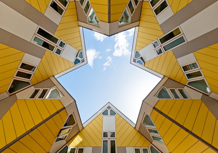 Cube Houses, Blaak Heights - Rotterdam by P. Blom, 1978-1984.