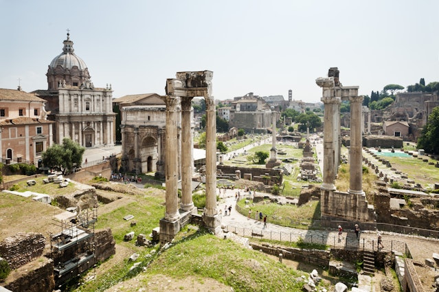 Rome, Italy, Italian, Lonely Planet Traveller Magazine
The Roman Forum from the Capitoline Museum, Rome, Italy