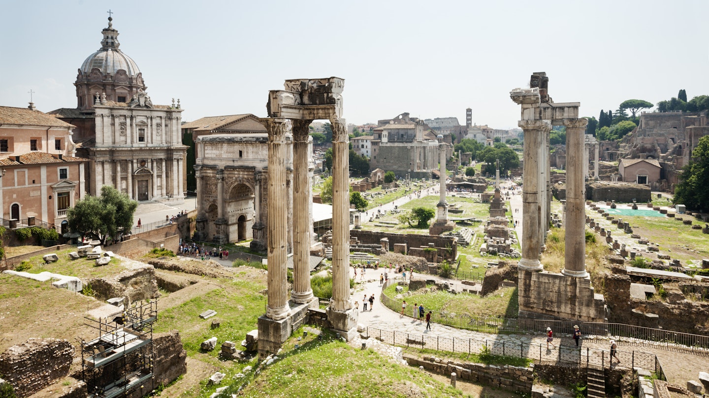Rome, Italy, Italian, Lonely Planet Traveller Magazine
The Roman Forum from the Capitoline Museum, Rome, Italy