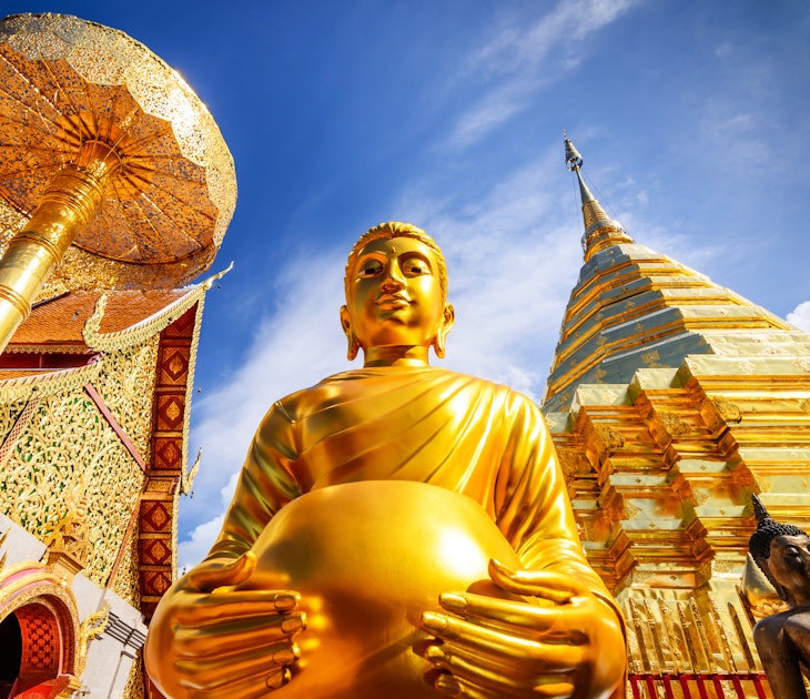 Wat Phra That Doi Suthep is tourist attraction of Chiang Mai.
ancient, architecture, asia, asian, beautiful, blue, buddha, buddhism, buddhist, chiang, church, color, culture, decoration, destinations, doi, east, famous, gold, golden, holy, landmark, lanna, luxury, mai, monastery, pagoda, past, peace, phra, place, province, religion, religious, sky, southeast, spirituality, stupa, style, suthep, temple, thai, thailand, tourism, tourist, traditional, travel, tropical, wat, worship