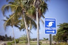 Hurricane shelter sign with Coconut Palm trees in the background on Little Cayman Island near the airport
111347853
vacation, travel, tropical destination, hurricane, remote