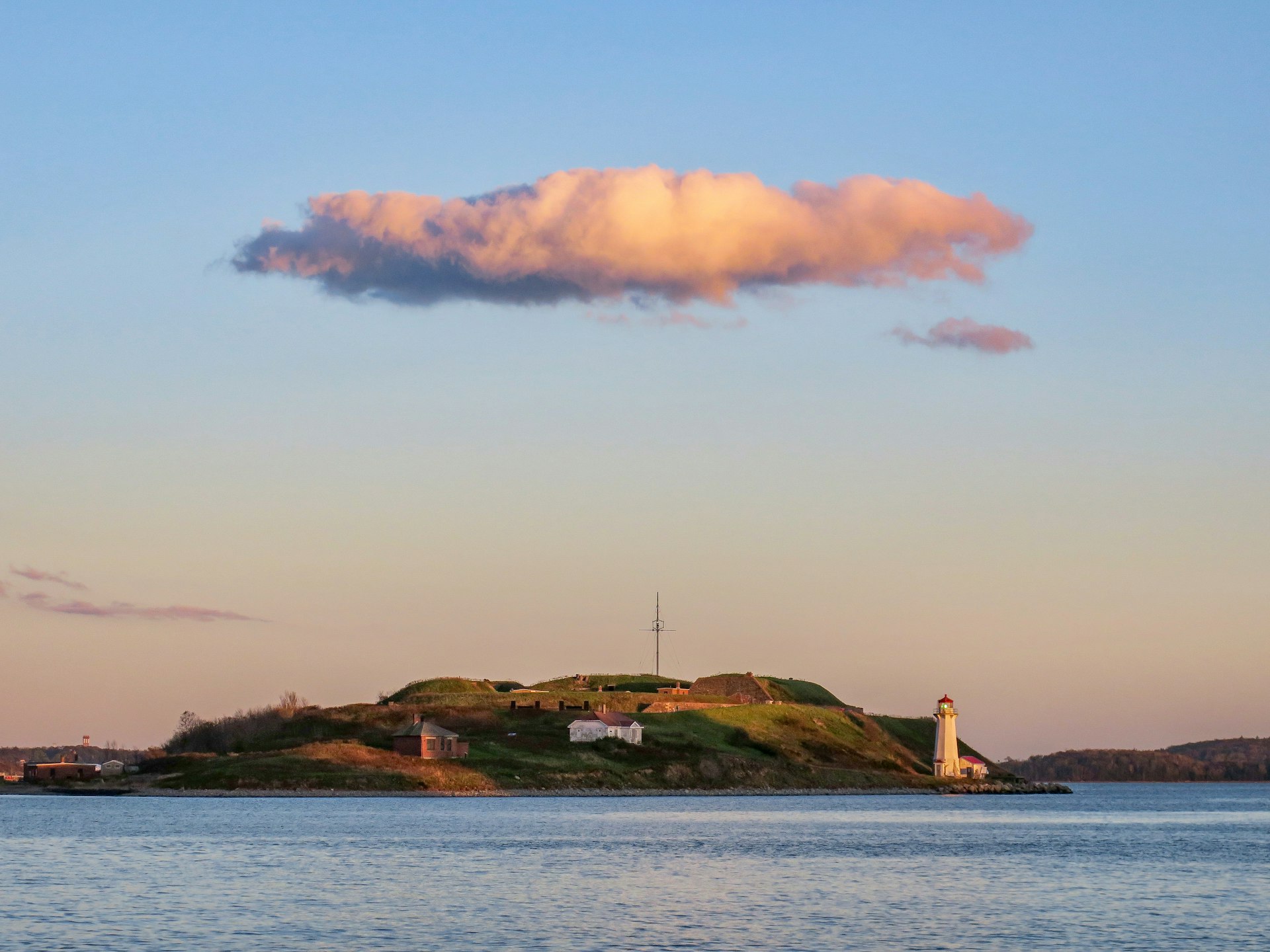 Georges Island off the coast of Halifax, Nova Scotia
