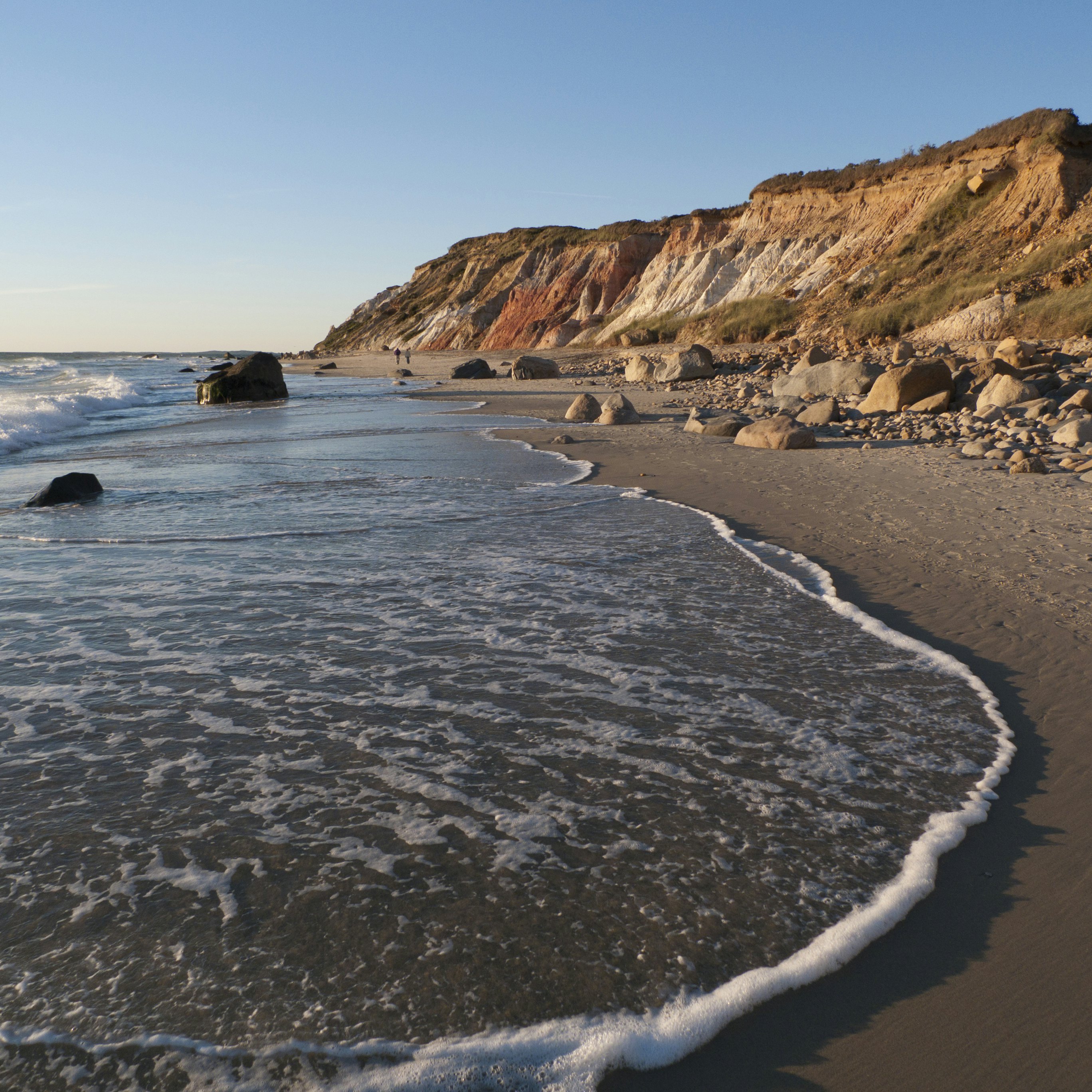 Gay Head, Martha's Vineyard
Square Outdoors Water's Edge Coastal Feature Sunset Sea Beach Massachusetts Color Image Headland Wave Pattern Martha's Vineyard Tide Photography Aquinnah Gay Head Cliff Rocky Coastline