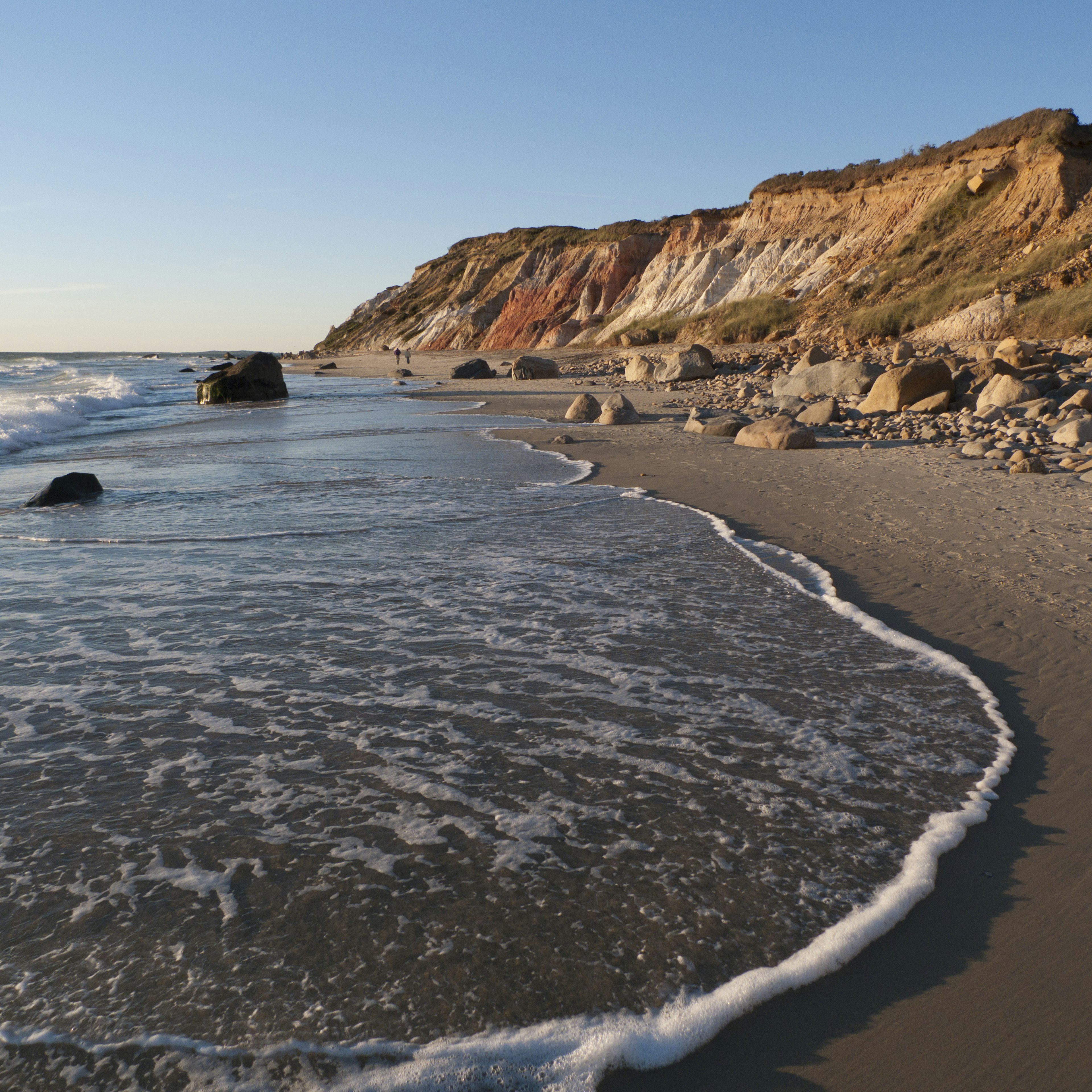 The sea and cliffs of Gay Head, Martha's Vineyard