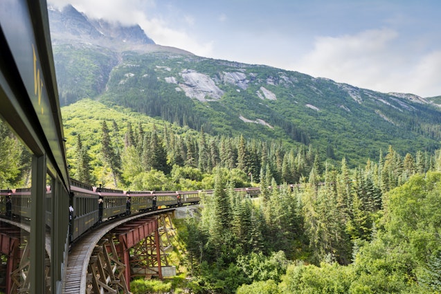 Yukon, Canada
Railroad train to Skagway on the White Pass & Yukon Route.