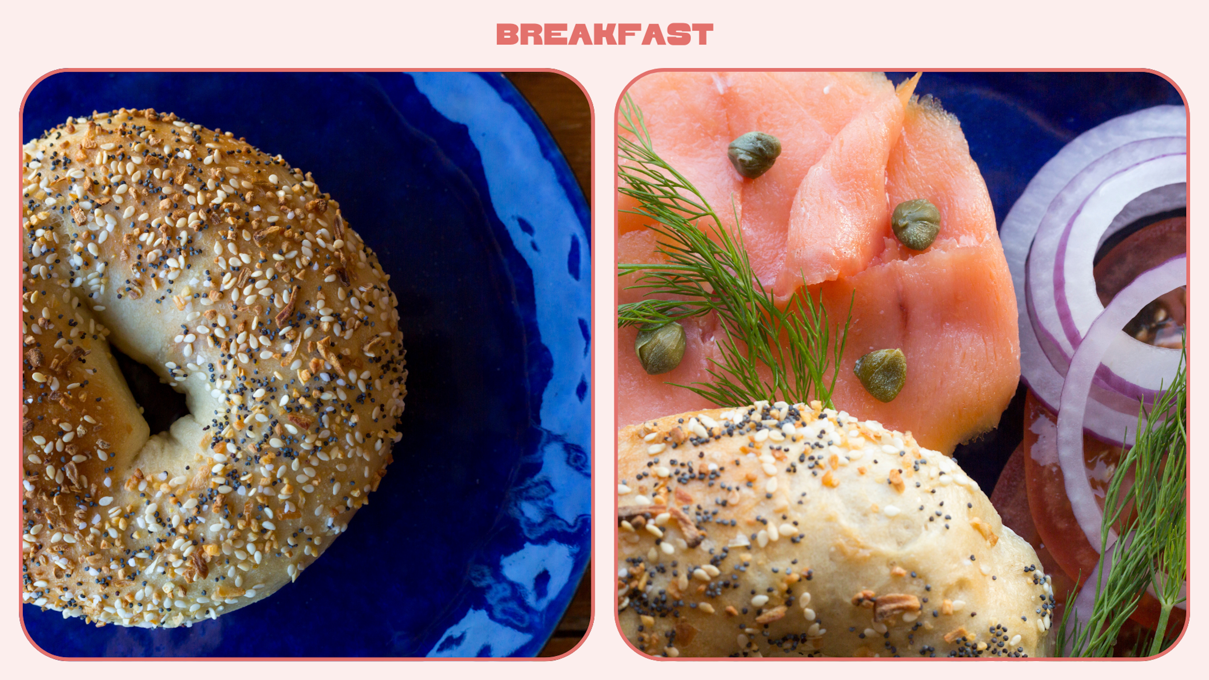 Seeded Lox bagels