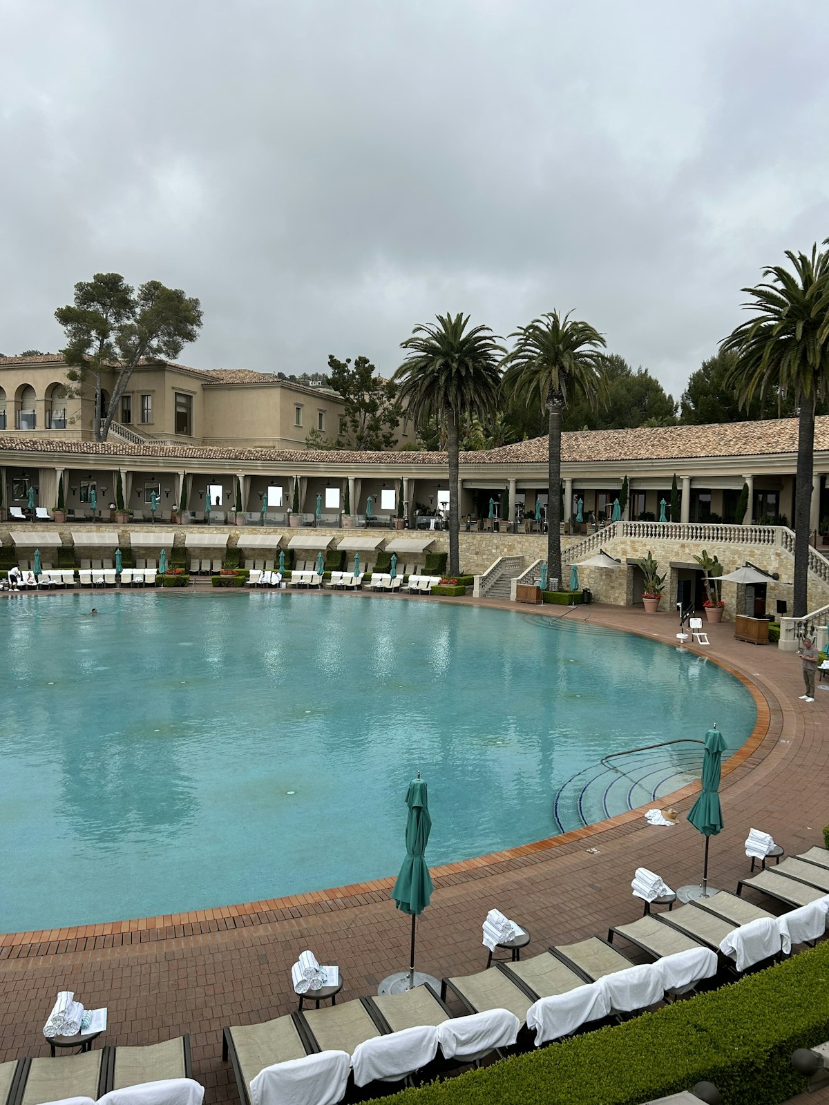 The pool at Pelican Hill Resort, Newport Beach