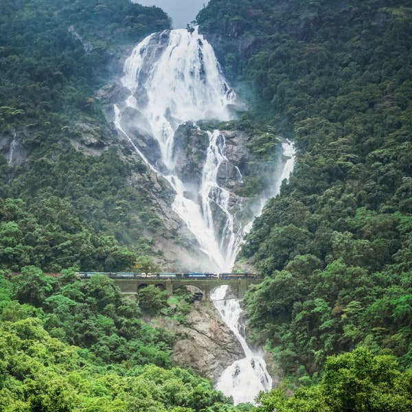 India's mountain landscapes, viewed by train