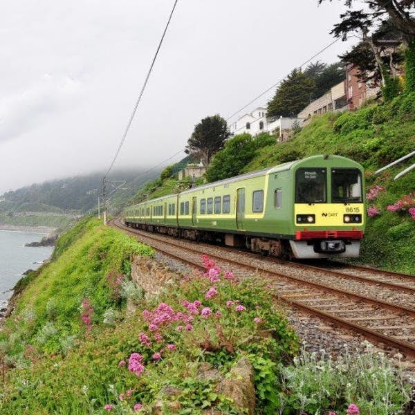 DART train in Wicklow