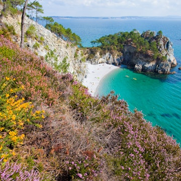 Plage de l’Île Vierge (Virgin Island Beach), Crozon peninsula, Finistère, Brittany, France