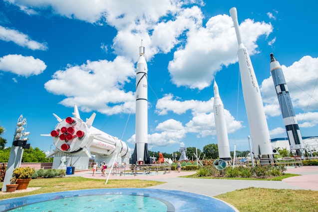 MERRITT ISLAND, FL - 31 July 2016: Kennedy Space Center Rocket Garden view on 31 July 2016 in Merritt Island, Florida. It is the launch site for every United States human space flight since 1968.
680462755
america, apollo, architecture, astronomy, atlantis, building, cape, capsule, center, centre, coast, columbia, complex, discovery, engine, engineering, experience, flight, florida, fuel, huge, kennedy space center, launch, massive, mission, museum, nasa, orbit, orlando, people, rocket, science, shuttle, space, space station, tank, technical, technology, travel, usa, visitor