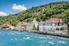 .Coast of the Princes' Islands. Turkey. Bosphorus. A bright sunny day, drowning in the greenery of the birch,  sea, small houses on the shore
737592679
azure, blooming, bosporus, climate, cottages, excursion, green, island, istanbul, lovely, lush, princes' islands, shore, strait, sunny warm, travel, turkey, turquoise, vacation, vegetation, water, weekend