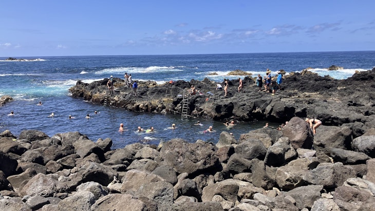 June 2024: São Miguel island in the Azores (Açores) Termas de Ferraria