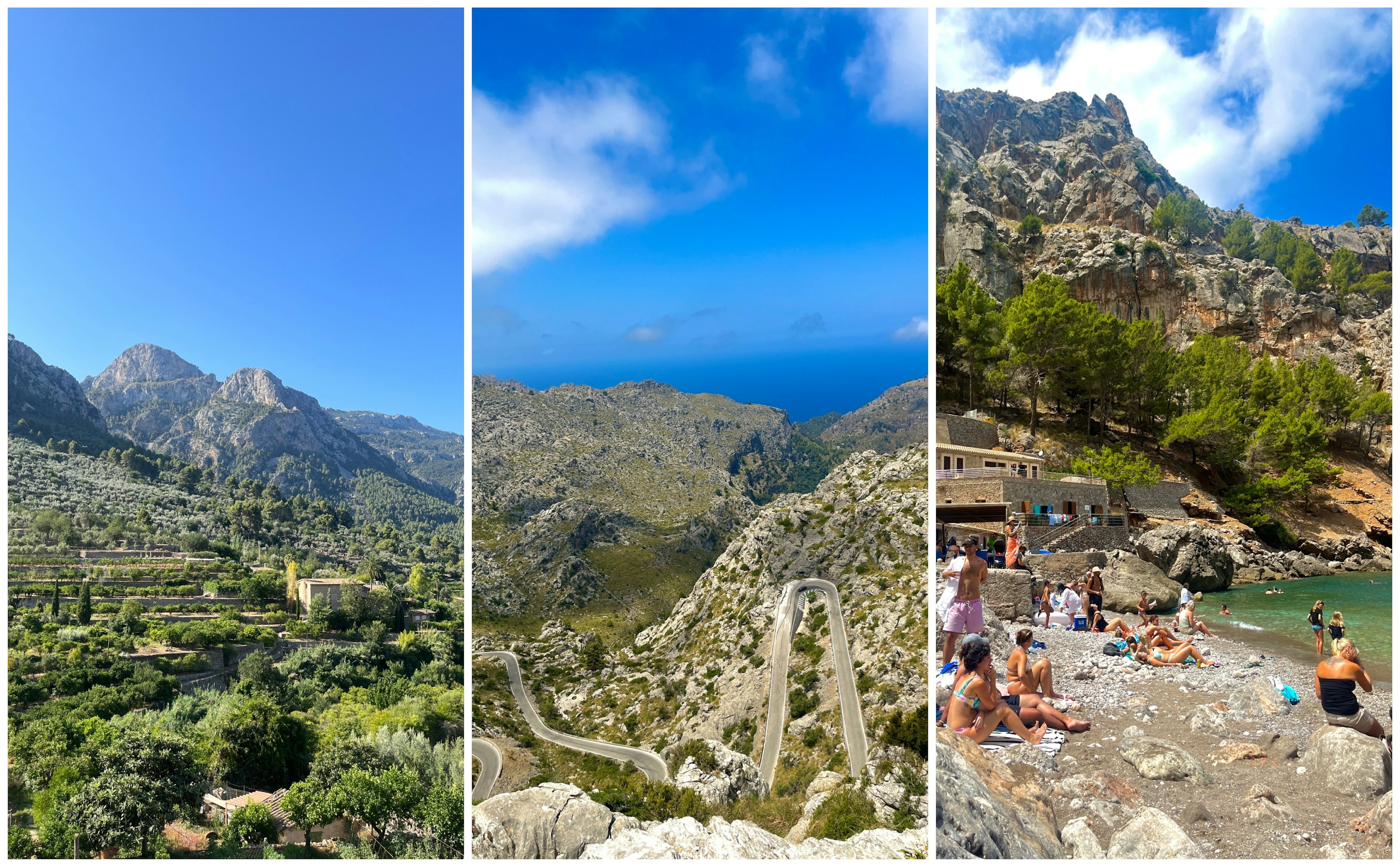 The lush green valleys, mountain roads and rocky beaches of Mallorca's northwest coast