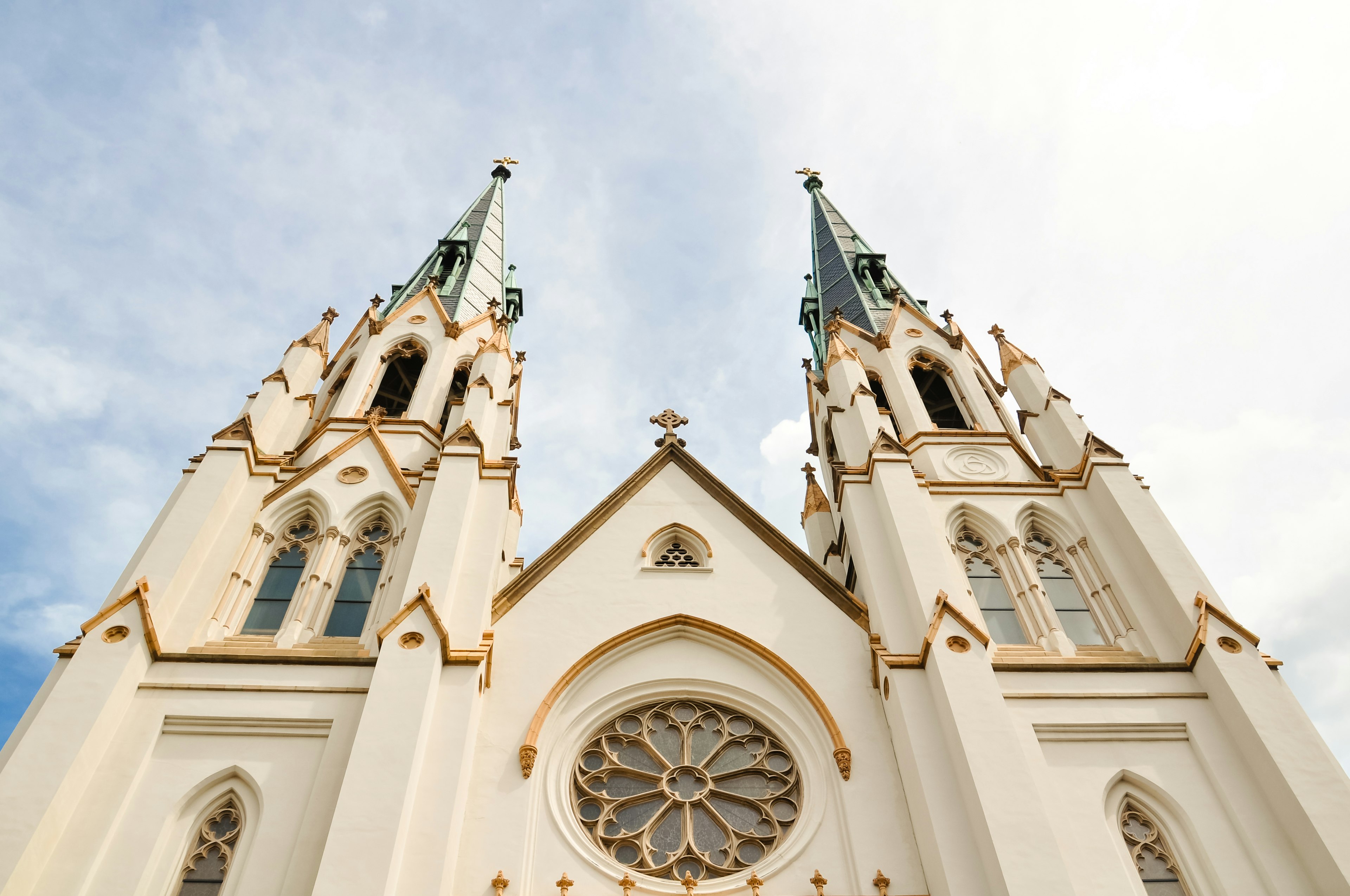 Details of Cathedral of St. John the Baptist in Savannah, Georgia