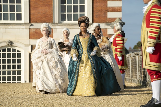 Bridgerton. Golda Rosheuvel as Queen Charlotte in episode 206 of Bridgerton.