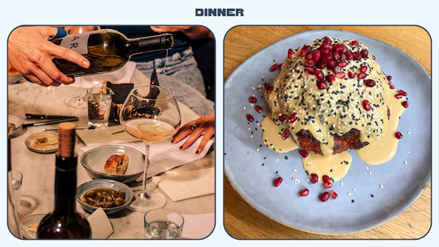 Natural wine and Levantine-style small plates