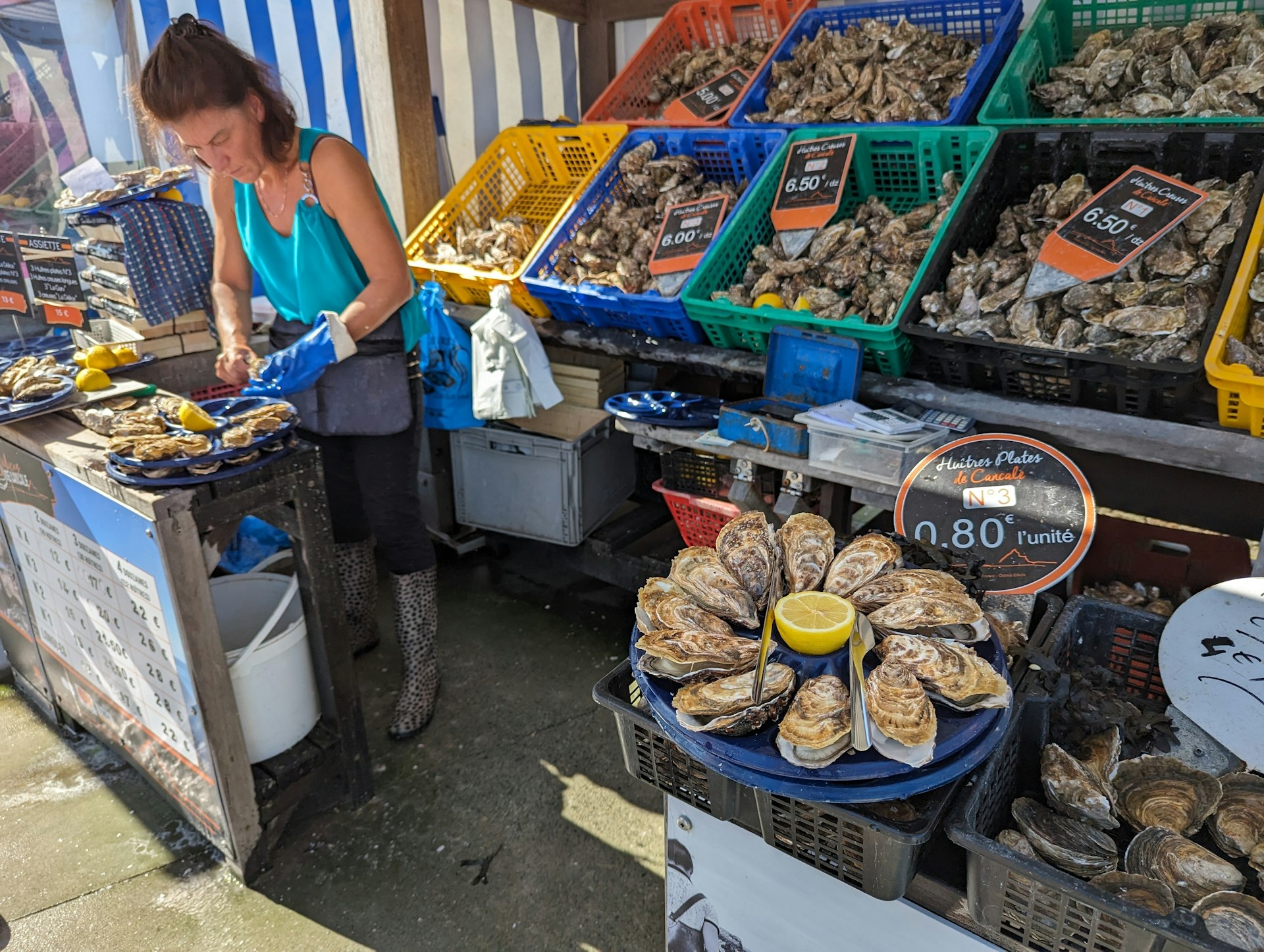 The Cancale Oyster festival gets underway in Cancale, Brittany, France
