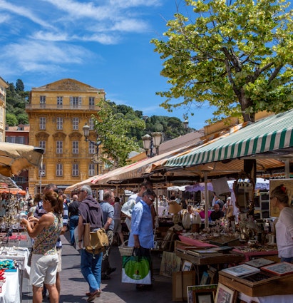 11 June, 2012: People inspect items at a busy street market in the port of Nice.
1162770529
bric-a-brac, cote d'azur, europe, european, france, french riviera, glass, junk, knickknacks, market, marketplace, mediterranean, nice, ornaments, people, shopping, south of france, stalls, street, street market, tourism, tourist destination, travel, travel destination, trinkets