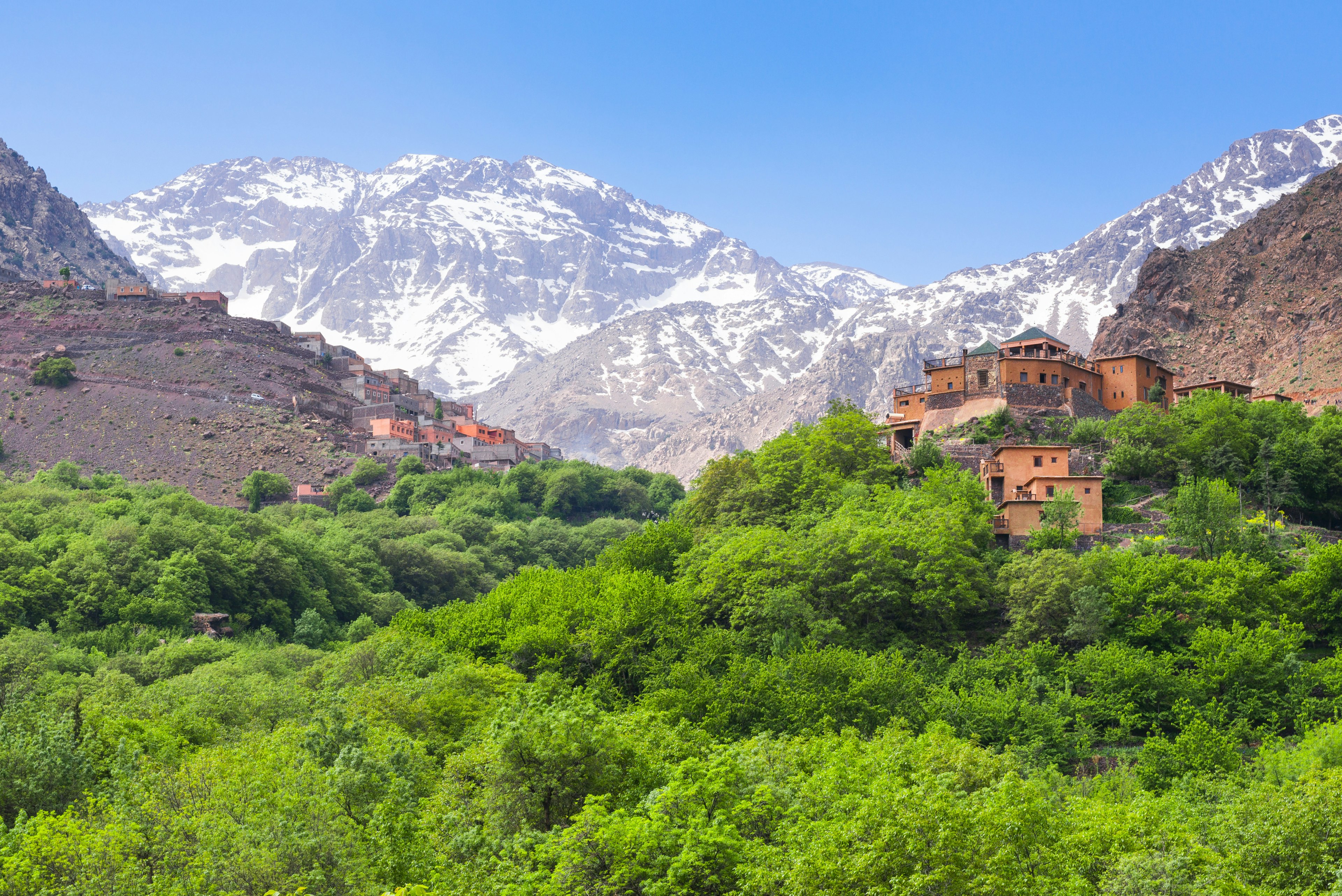 Kasbah du Toubkal, in the Atlas Mountains.