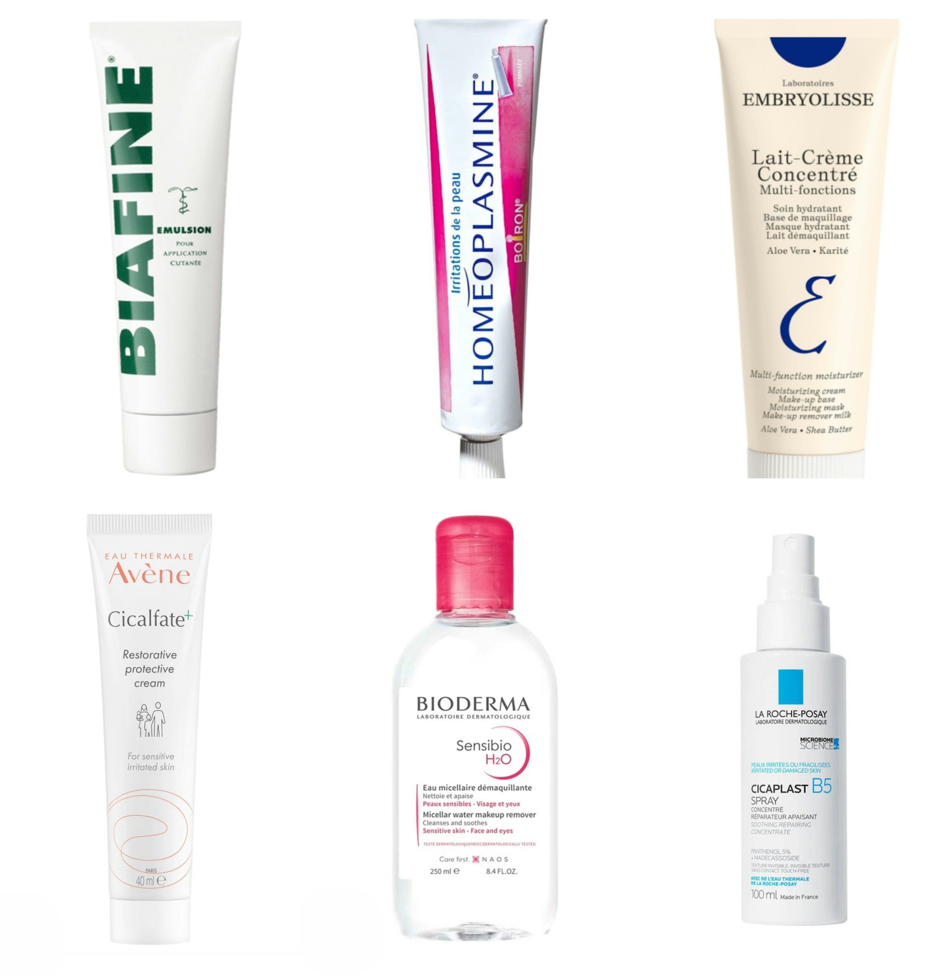 French skincare products