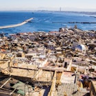 Casbah of Algiers (Alger) Algeria - stock photo
Aerial views of the Casbah of Algiers, through the lens of a travel photographer, from the roof of The Carpenter's House.