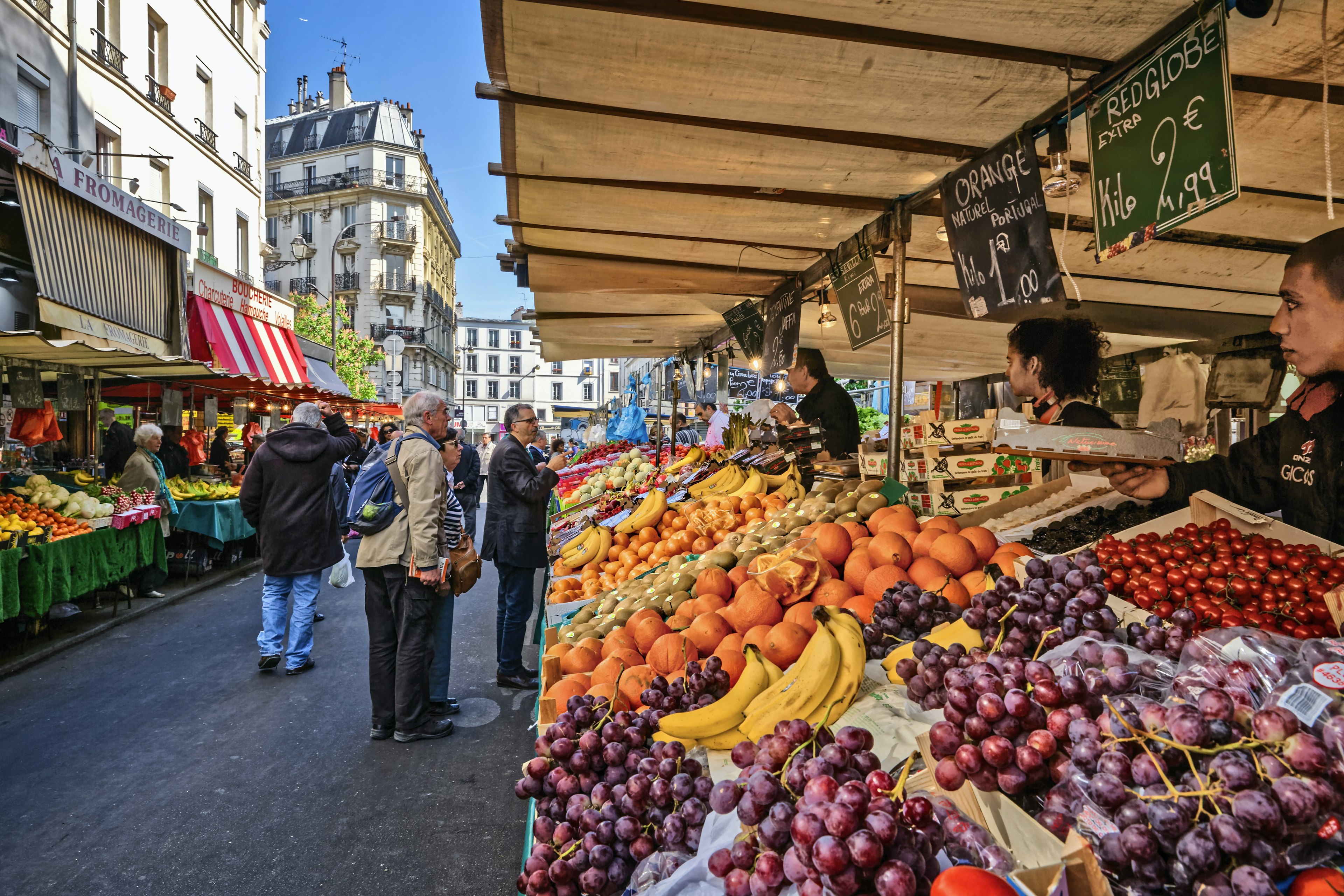 Street Market Aligre in Paris