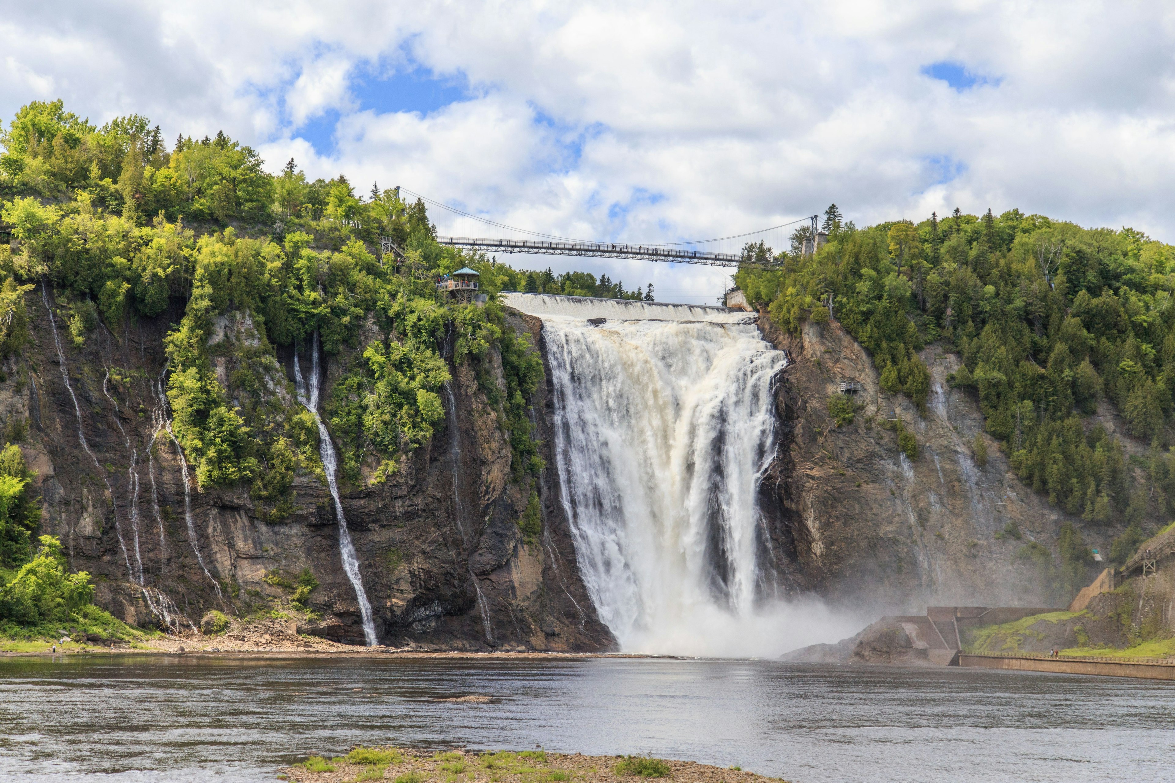 A view of Chute de Montmorency, Québec City, Québec, Canada